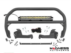 Ford Bronco Sport Front Bull Bar w/ 20" Chrome Series LED Light Bar
